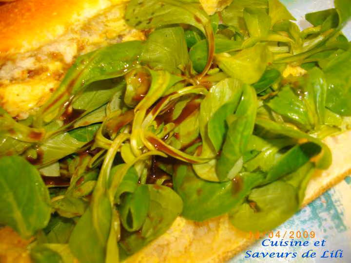 Sandwich aux rillettes de poulet
