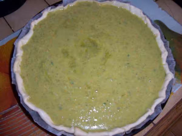 Tarte aux courgettes et au surimi