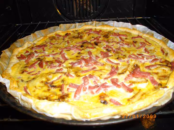 Tarte aux oignons