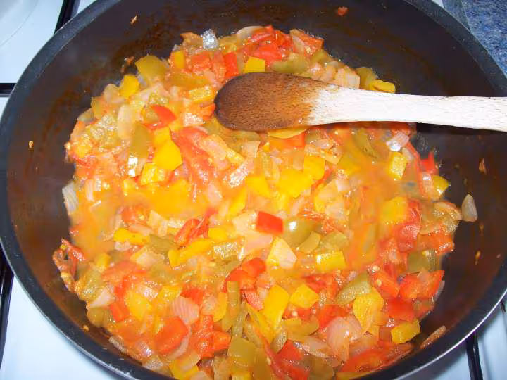 Fricasse de poivrons