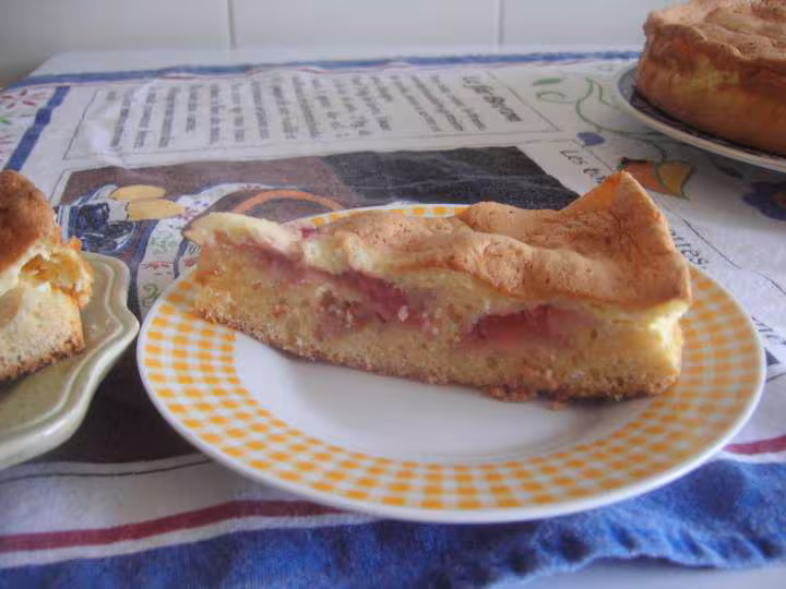Gateau acidule coupe