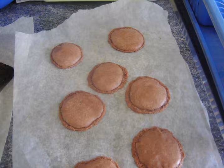 Macarons tout plats