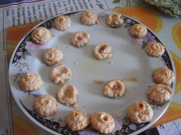 Mini quiche ratee a l envers