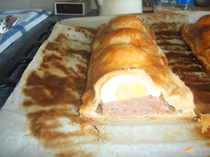 Pate de paque a paques coupe