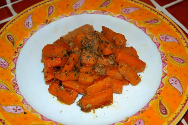 Carottes au cumin et coriandre