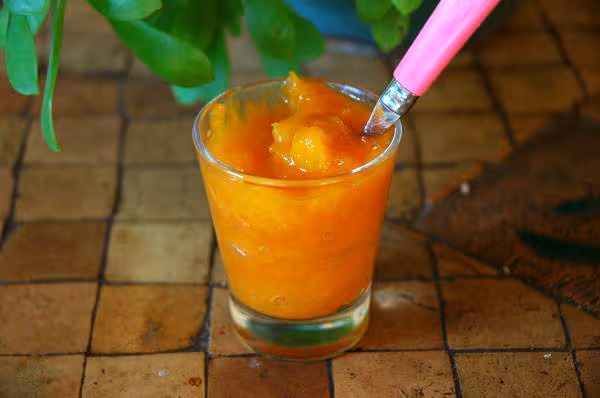 Confiture abricots peches