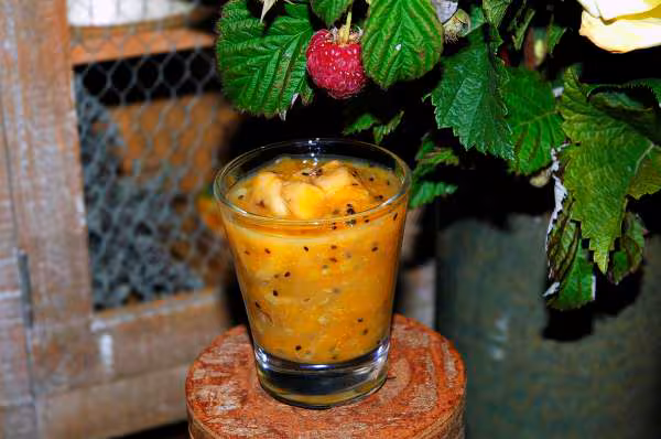 Confiture de kiwis oranges et banane