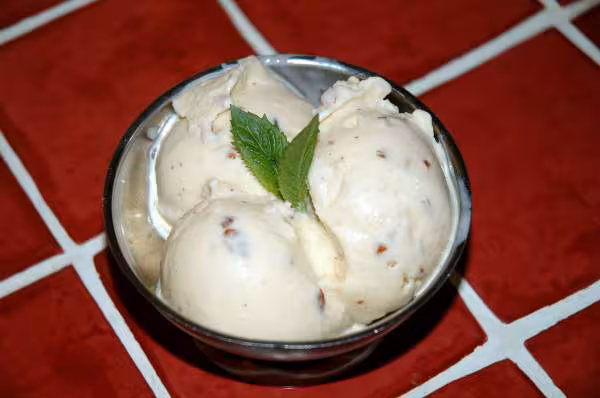 Ma premiere glace vanille a la noix de pecan