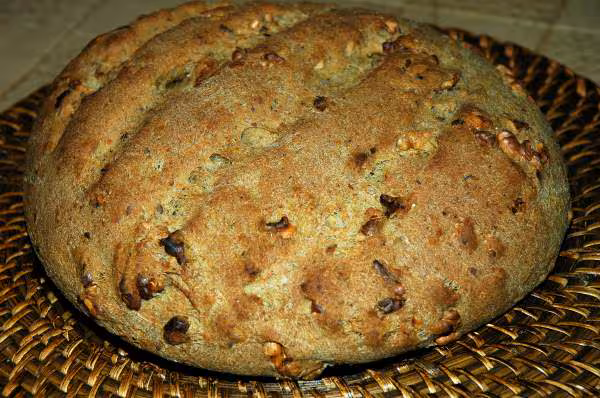 Pain aux noix et farine de mais