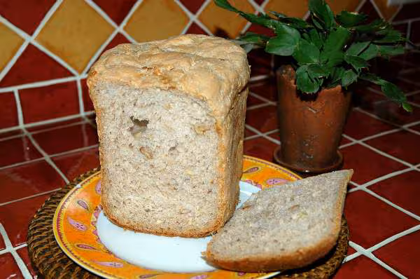 Pain aux noix sur poolish