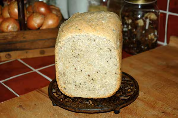 Pain aux trois farines et fines herbes