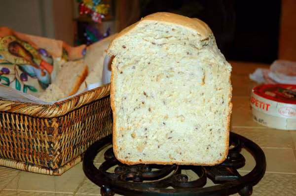 Pain blanc et cereales
