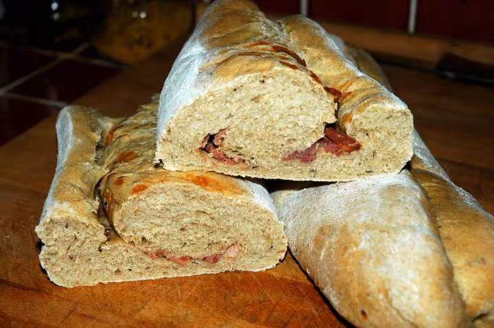 Pains aux lardons