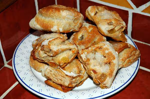 Petits pains a la papaye et ananas confits