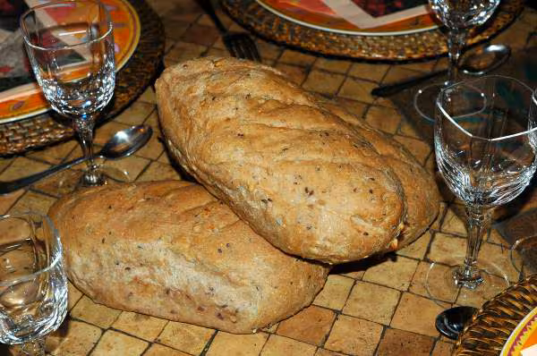 Petits pains aux cereales et noix