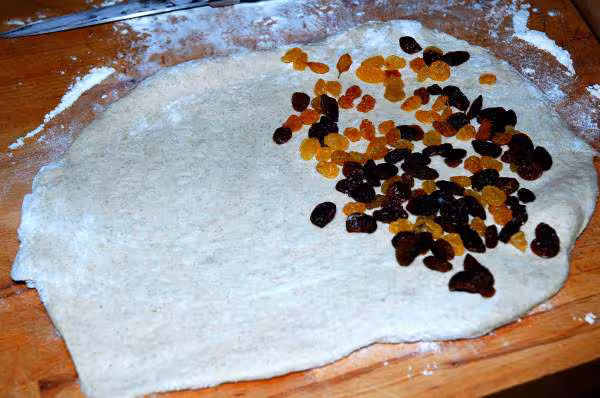 Petits pains aux deux raisins