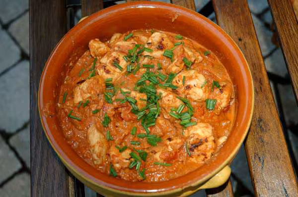 Poulet au lait de coco et 4 epices