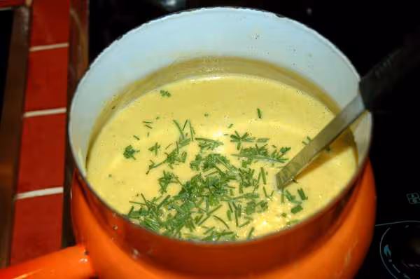 Soupe de legumes au boursin