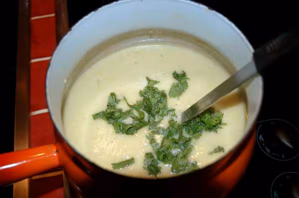 Veloute de chou fleur a l indienne