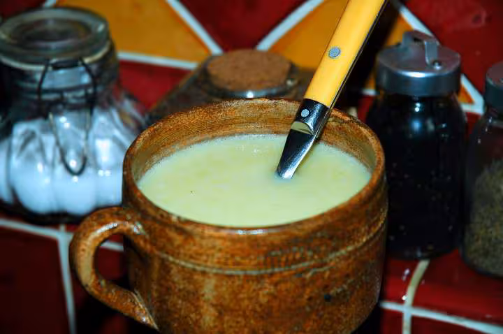 Veloute de navets au chevre