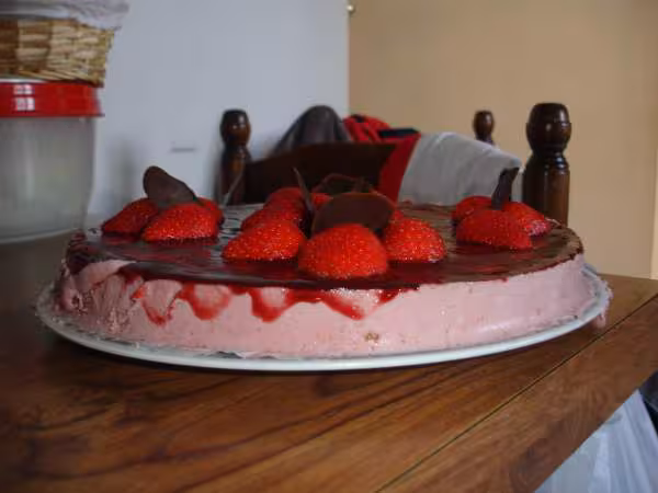 Bavarois aux fraises 22 07 2006