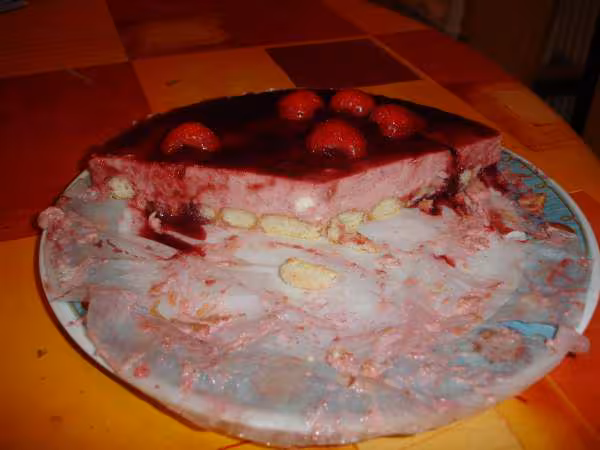 Bavarois aux fraises 22 07 2006