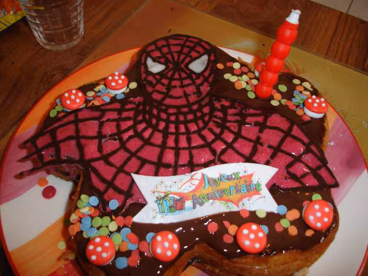 Gateau spiderman 24 05 2008
