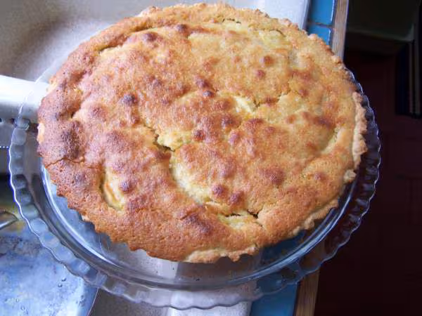 Tarte amandine aux pommes