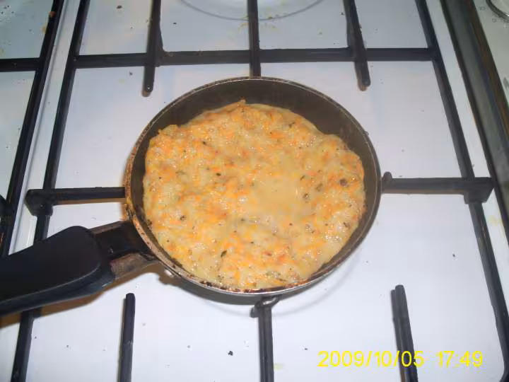 Crepes de legumes du jardin
