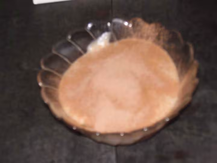 Diplomate poires marrons vue du dessus
