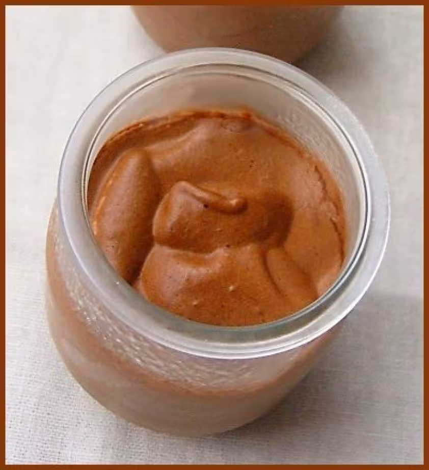 Mousse legere au chocolat