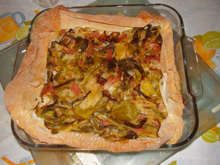 Tulipe de poireau au bacon et chevre pour 4 personnes 2 5 pts pers lili