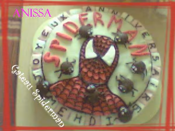 Gateau spiderman