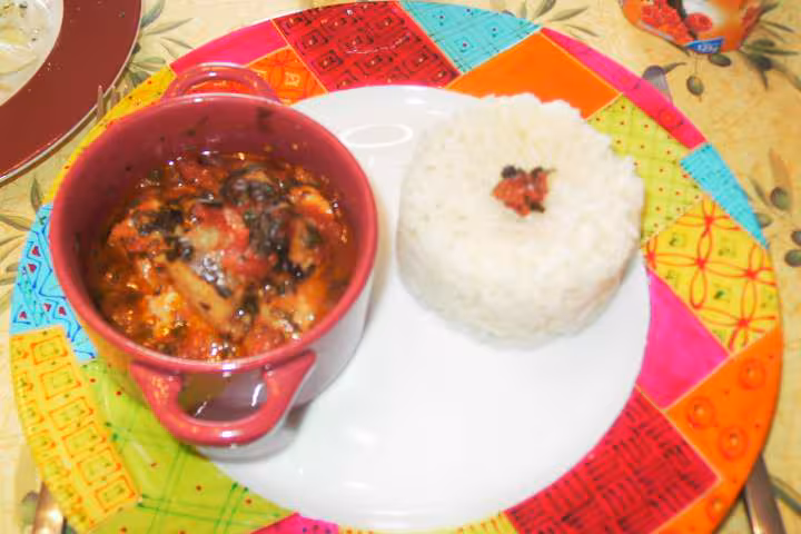 Cassolette de poisson a la tomate