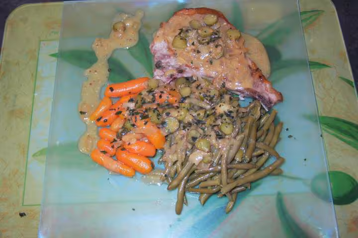 Cote de porc charcutiere