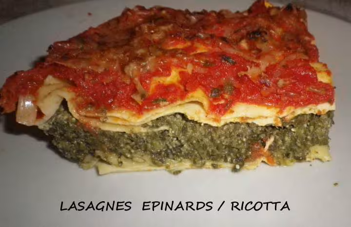 Lasagne epinards ricotta
