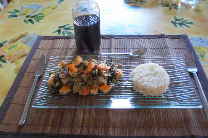 Poelee surimi crevettes 2