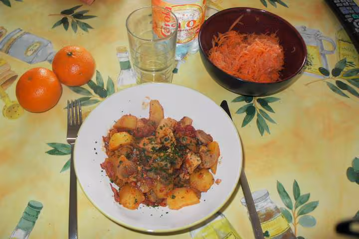 Poulet cocotte grand mere