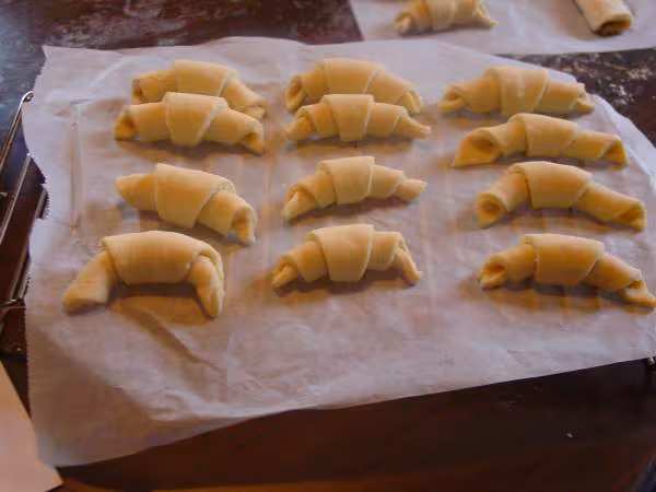 Croissants selon la recette de flore 88
