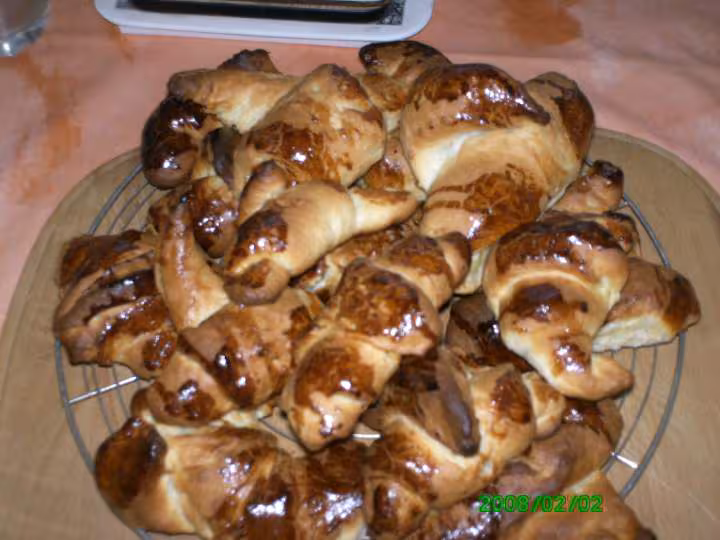 Croissants au beurre en map recette de garfield