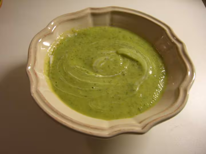 Potage aux courgettes