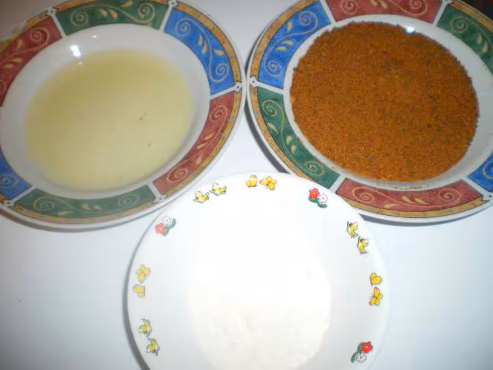 Camenbert en croute avec compotee de mangue