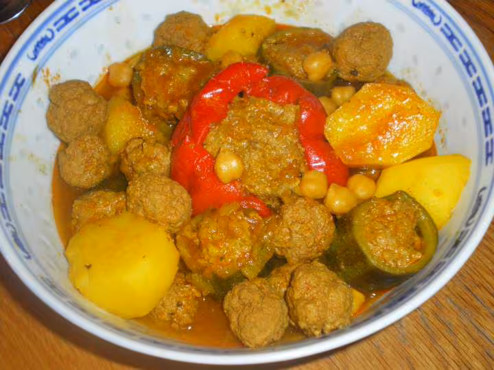Dolma courgettes pdt et poivrons farcis