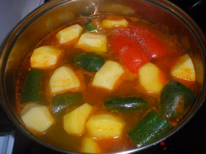 Dolma courgettes pdt et poivrons farcis