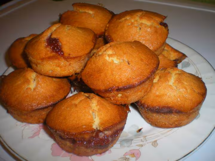 Mini cakes a la confiture