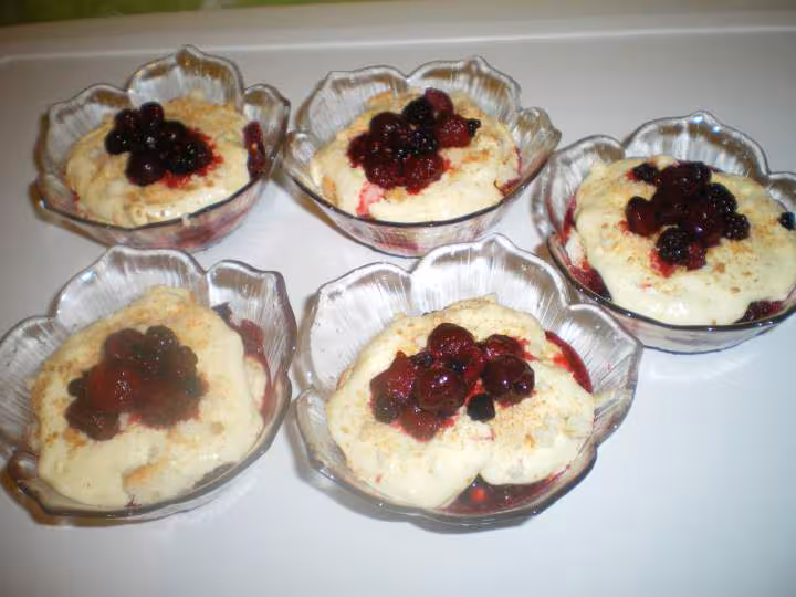 Tiramisu de fruits rouges