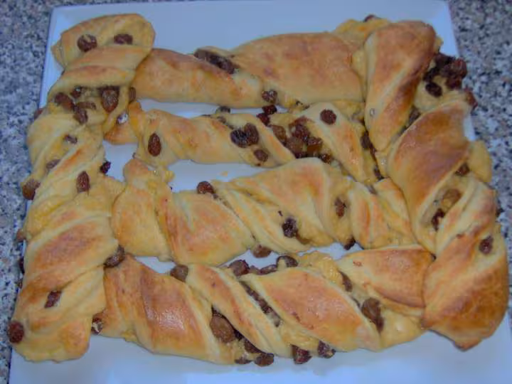 Tortillons aux raisins
