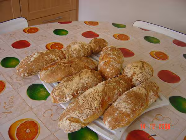 Petits pains sans petrissage