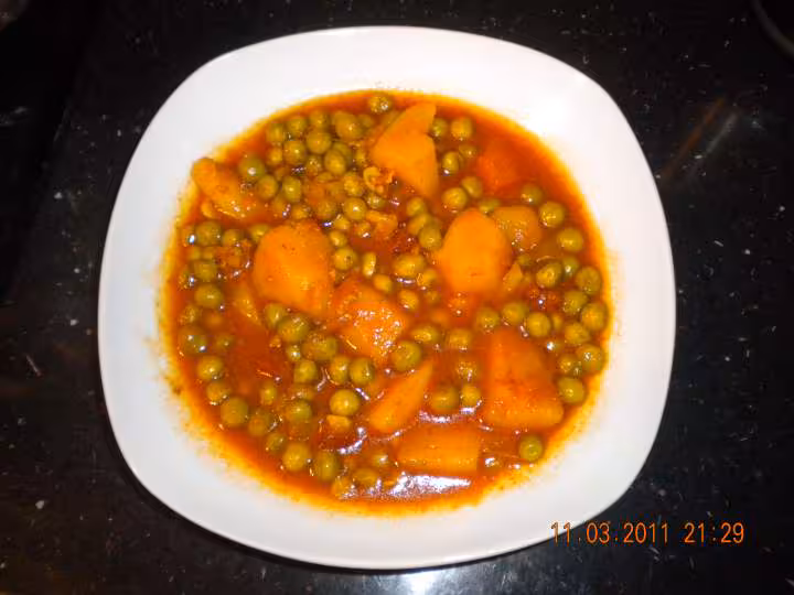 Reste de tajine de veau petit pois frais mijot cook