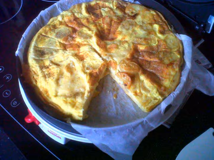 Tortilla dans tarte reussite